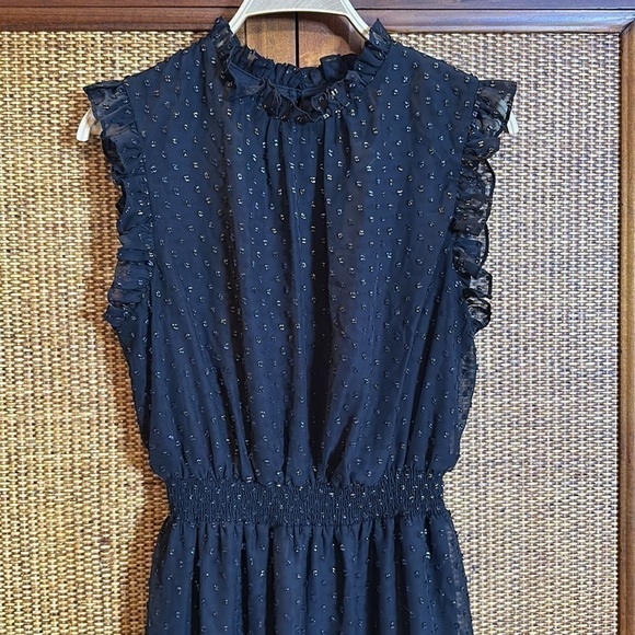 Avec Le Filles Metallic Sot Dress 10 - Picture 5 of 10